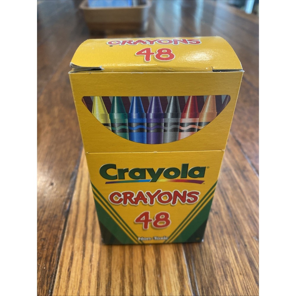 2000 Binney & Smith 48 Crayola Crayons EUC in Box